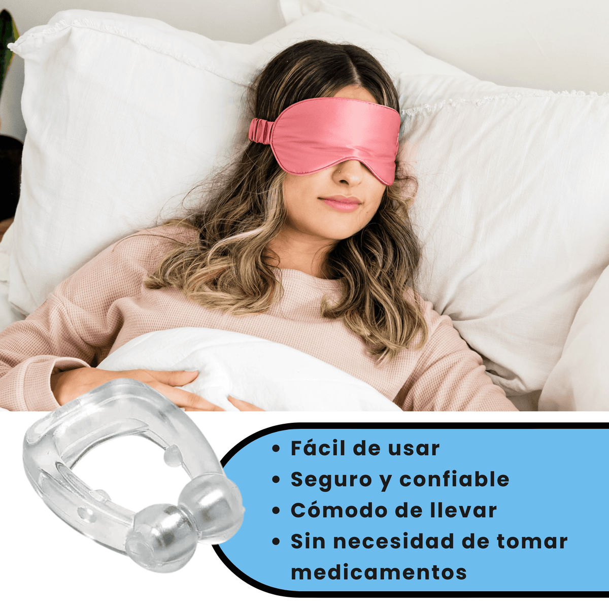 (COMPRA 1 LLEVA 2) Dilatador Nasal Anti-ronquidos Magnetico L-Nosnore™